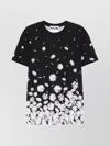 Moschino Crew Neck Daisy Print Short Sleeves