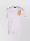 Moschino Crew Neck Graphic Print Short Sleeves In White