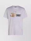 Moschino Crew Neck Graphic Print Short Sleeves