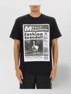 Moschino T-shirt Whit Maxi Print