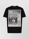 Moschino T-shirt Whit Maxi Print