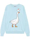 Moschino Crew-neck Jumper In Blue