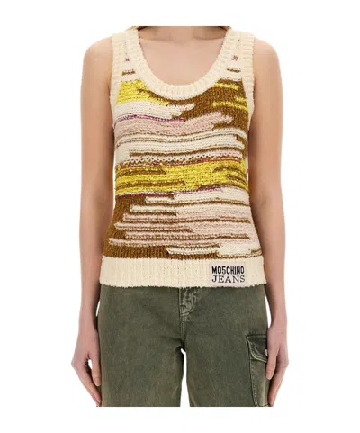 Moschino Crew Neck Knitted Vest