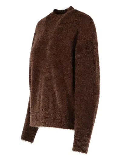 MOSCHINO CREW-NECK LOGO SWEATER