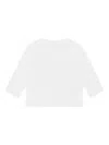 Moschino Crew-neck Long-sleeve T-shirt In White