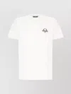 Moschino Embroidered-laurel Crown Crewneck T-shirt In White