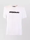 Moschino Crew Neck Short Sleeves Straight Hem In White