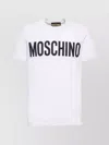 Moschino Crew Neck Short Sleeves T-shirts In White