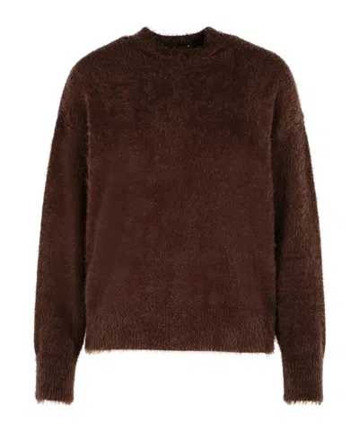 MOSCHINO CREW-NECK LOGO SWEATER