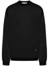 Moschino Wool And Silk Pullover Golden M In Black