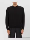 Moschino Crew Neck Sweater Long Sleeves In Black