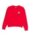 Moschino Teddy-print Sweatshirt In Red
