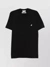 Moschino T-shirt Goose Embroidery In Black