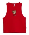 Moschino Crew Neck Vest In Red