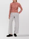 Moschino Crew Neck Wool Blend Sweater