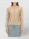 Moschino Ruffled Wool Blend Cardigan