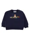 Moschino Crewneck Sweater In Black