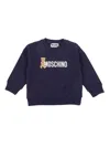Moschino Crewneck Sweater In Blue