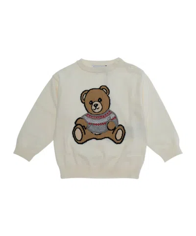 Moschino Crew-neck Sweatshirt In Animal Print