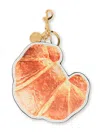 Moschino Croissant Keychain In 中性色