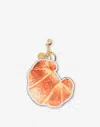 Moschino Croissant Keychain In Sand