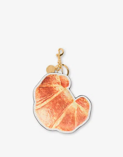MOSCHINO CROISSANT KEYCHAIN
