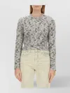 Moschino Textured Knit Cropped Sweater