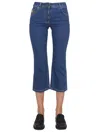 MOSCHINO MOSCHINO CROPPED JEANS