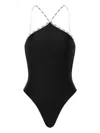 Moschino Costume Intero In Lycra In Black