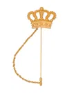 Moschino Crown-plaque Brooch
