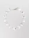 MOSCHINO CRYSTAL CHAIN NECKLACE ADJUSTABLE LENGTH