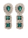 Moschino Crystal-embellished Earrings In Multi