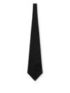 Moschino Crystal-embellished Tie In Black