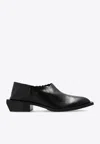 Moschino Cuban 40 Leather Loafers