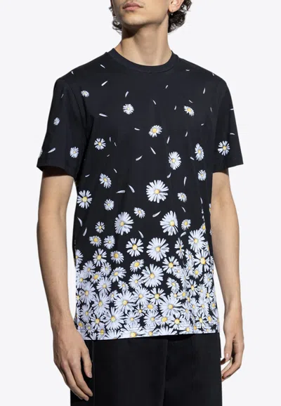 MOSCHINO DAISY DEGRADÉ PRINT T-SHIRT