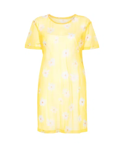 MOSCHINO DAISY-PRINT MINI DRESS