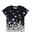 Moschino Daisy-print T-shirt In Black