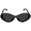 Moschino Open Box -  Dark Grey Irregular Ladies Sunglasses Mos076/s 0kb7/ir 55 In Dark / Grey