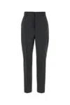 Moschino Tailored Wool Trousers Featuring Pockets In Black