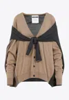 Moschino Cardigan In Beige
