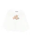 Moschino Deer-bear Print Top In Neutral