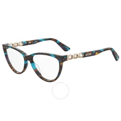 Moschino Demo Butterfly Ladies Eyeglasses Mos589 0x8q 53 In Multi