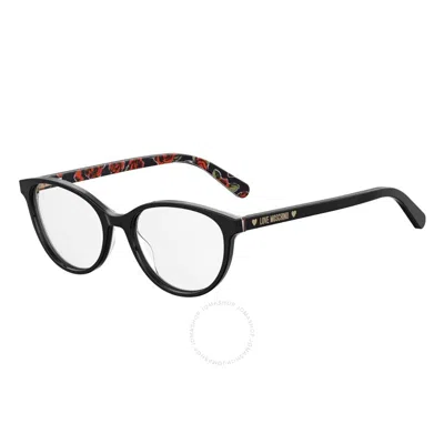 Moschino Demo Cat Eye Ladies Eyeglasses Mol525 00t7 52 In Black