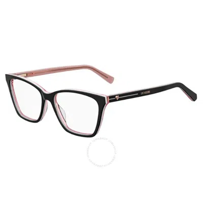 Moschino Demo Cat Eye Ladies Eyeglasses Mol547 0807 53 In Black