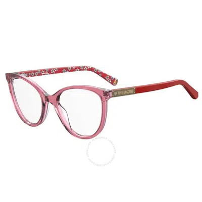 Moschino Demo Cat Eye Ladies Eyeglasses Mol574 0c9a 53 In Pink