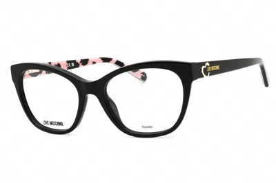 Moschino Demo Cat Eye Ladies Eyeglasses Mol598 0s3s 53 In ["black"]