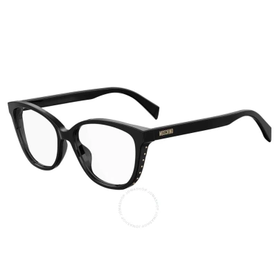 Moschino Demo Cat Eye Ladies Eyeglasses Mos549 0807 54 In Black