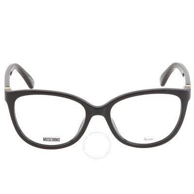 Moschino Demo Cat Eye Ladies Eyeglasses Mos559 0807 53 In Black