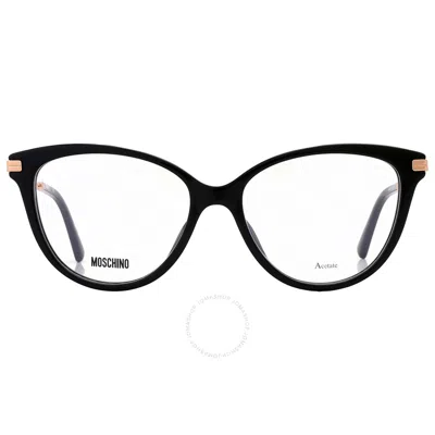 Moschino Demo Cat Eye Ladies Eyeglasses Mos561 0807 52 In Black