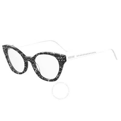 Moschino Demo Cat Eye Ladies Eyeglasses Mos582 0w2m 51 In Black